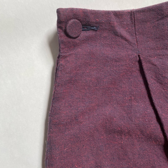 Vintage Esprit Pants - Size 7/8 Cotton Purple Pants High-waisted - Picture 3 of 16
